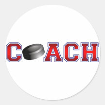 Nice Coach Hockey Insignia Sticker