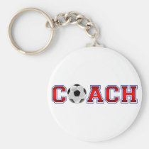 Nice Coach Soccer Insignia keychains