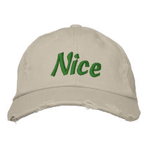 Nice Distressed Baseball Cap - Customized