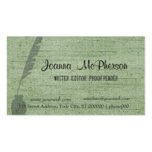 Nice Editor Journalist Business Card
