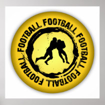 Nice Football Seal Print