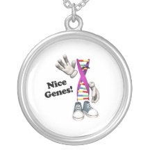 Nice Genes Funny DNA Strip Character Jewelry