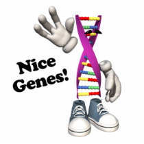 Nice Genes Funny DNA Strip Character Photo Sculptures