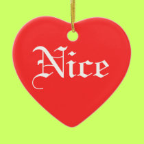 Nice Heart Ornament ornaments