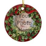 Nice Holly Wreath Baby's First Christmas Ornament ornaments