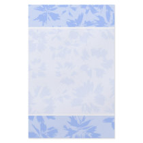 Nice light blue floral pattern. flyer design
