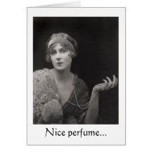 Nice Perfume Greeting Cards