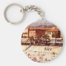 Nice, Provence beach keychain