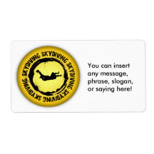 Nice Skydiving Seal Labels
