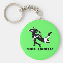 Nice tackle,Rugby Key Chain