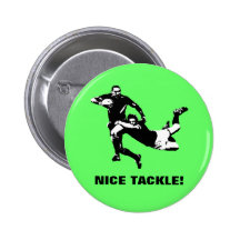 Nice tackle,Rugby Pin
