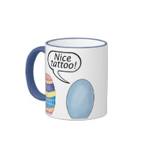 Nice Tattoo Easter Eggs Mugs