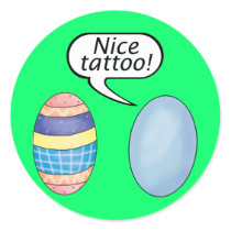 Nice Tattoo Easter Eggs Sticker
