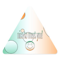 Nice to Meet You! Ireland Flag Colours Pop Art