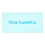 Nice tweets 4 photo greeting card