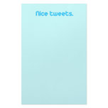 NICE TWEETS stationery