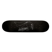 NiceBunny Skull Skateboard Deck