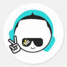 Nicholas Elias P.L.U.R Headphone Character Sticker