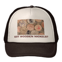 NICKELS EN BOIS OBTENUS ? Chapeau Casquettes