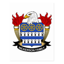 Nickerson Family Crest Post Cards