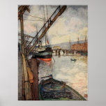 Nico Wilhelm Jungmann ~ Trondhjem Norway Port Print