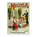 Nicola Prince of Magic ~ Vintage Magician Act Post Cards