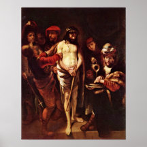 Nicolaes Maas - Christ before Pilate Poster