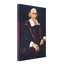 Nicolaes Maas - Portrait of Jacob Trip Stretched Canvas Print
