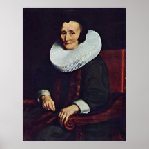 Nicolaes Maas - Wife of Jacob Trip Poster