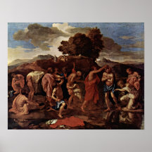 Nicolas Poussin - Baptism Posters
