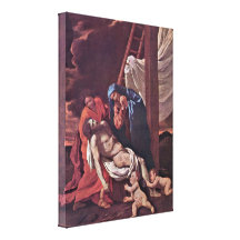 Nicolas Poussin - Cross Stretched Canvas Print