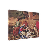 Nicolas Poussin - Lamentation Stretched Canvas Prints
