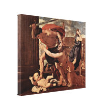 Nicolas Poussin - Massacre of the Innocents Gallery Wrap Canvas