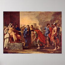Nicolas Poussin - the magnanimity of Scipio Posters