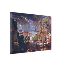 Nicolas Poussin - The winter Gallery Wrapped Canvas