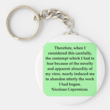 nicolaus copernicus quote key chain