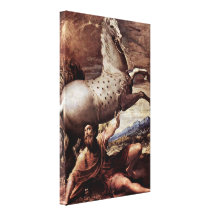 Nicolo dell Abate - The fall of St Paul Gallery Wrap Canvas