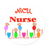 NICU Nurse--Adorable Baby Graphics stickers