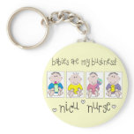 NICU NURSE Gifts "Babies Are My Business" keychains