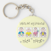 NICU NURSE Gifts "Babies Are My Business" Key Chain
