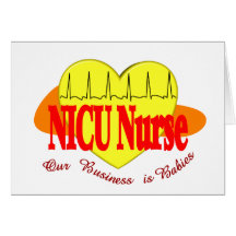 NICU Nurse Gifts Greeting Cards