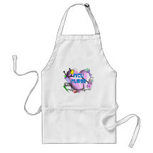 NICU Nurse Pink Heart Design Gifts Apron