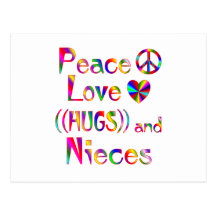 Niece Hugs Post Cards