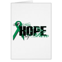 Niece My Hero - Kidney Cancer Hope Greeting Card