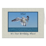 Niece's Laughing Gull Bird Birthday Card