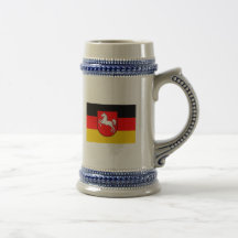 Niedersachsen Flagge mit Wappen Tassen