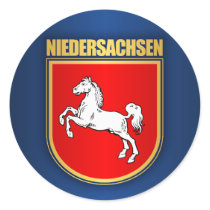Niedersachsen (Lower Saxony) COA Round Sticker
