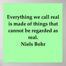 niels bohr quote poster