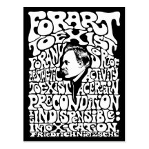 Nietzsche - Art Postcard