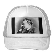 Nietzsche "Doesn't Kill U" Quote Gifts & Tees Trucker Hats